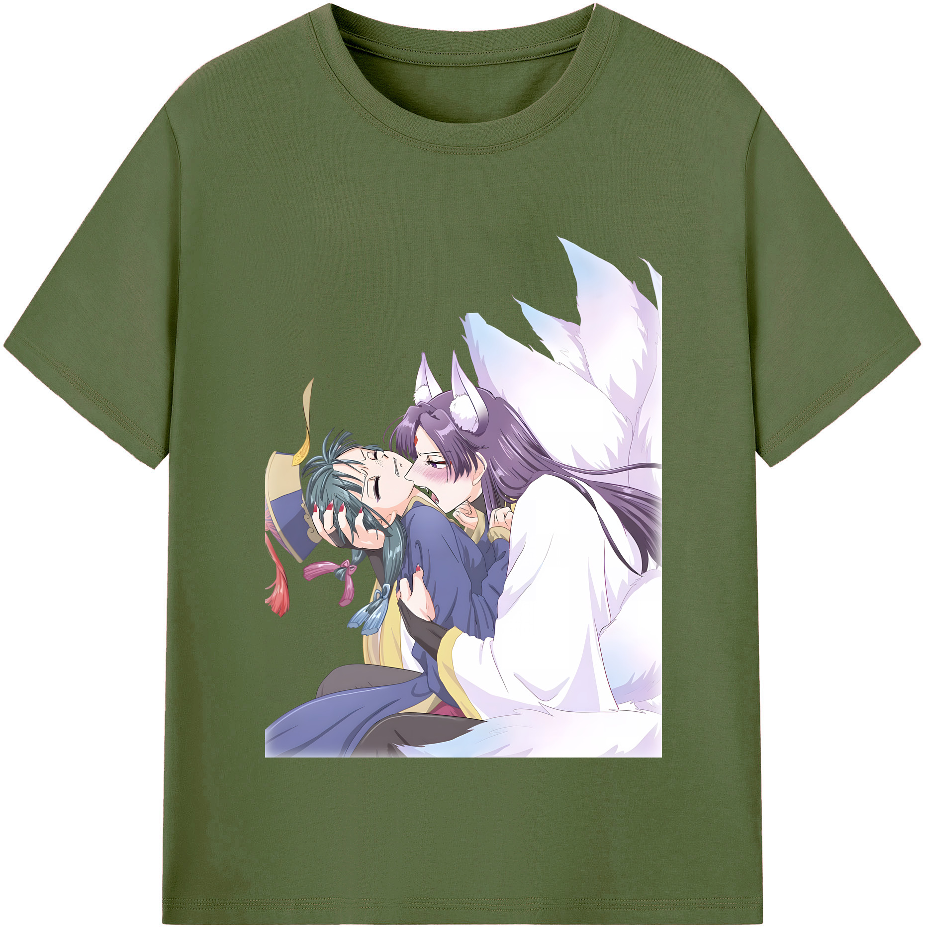 （画像用） 薬屋のひとりごと The Apothecary Diaries 綿100％半袖Tシャツ（フロントプリント）